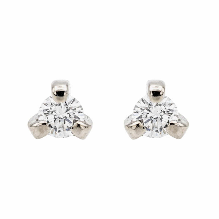 Boucles d'oreilles Boucles d'oreilles Puces Or blanc Diamant 58 Facettes 2854082CN