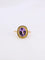 Bague 54 Bague vintage or jaune améthyste 58 Facettes 1073.9