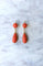 Boucles d'oreilles Boucles d'oreille anciennes or jaune, corail 58 Facettes