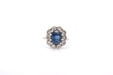 Bague Bague marguerite saphir 3,30cts et diamants 58 Facettes 26369dv