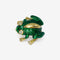 Broche Broche grenouille en or jaune et diamants 58 Facettes 22688B