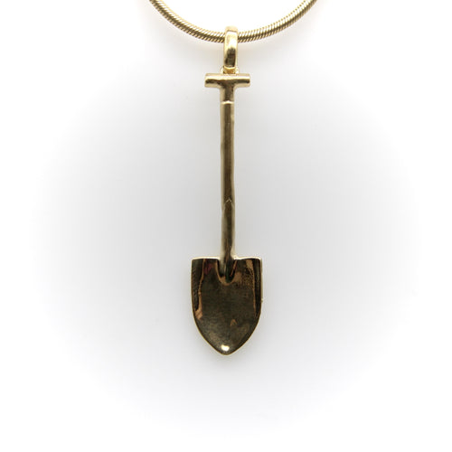 Pendentif Breloque ou pendentif en forme de pelle en or 18 carats 58 Facettes A2001H