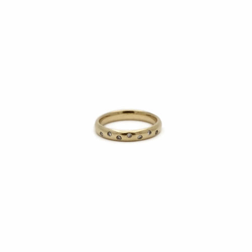 Bague Alliance ronde diamants 58 Facettes REF24068-231