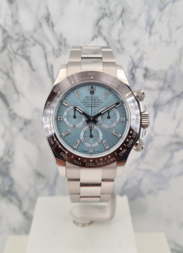 Montre ROLEX - Montre Daytona Platine Ice Blue 58 Facettes 116506