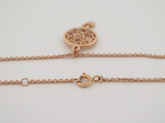 Collier collier HERMES chaine d'ancre passerelle en or diamant 58 Facettes 257494