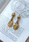 Boucles d'oreilles Boucles d'Oreilles Gouttes Grenats sur Or Jaune 58 Facettes