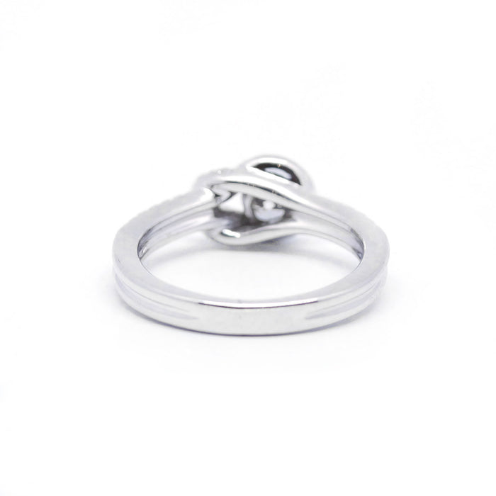 Ring - witgouden diamanten