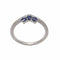 Bague 53 Bague en or blanc, saphirs & diamants 58 Facettes
