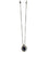 Collana oro bianco zaffiro e diamanti 0,70 ct 