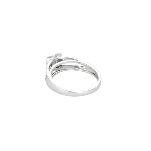 Bague 48 BAGUE OR BLANC ET DIAMANTS 58 Facettes BO/250011/