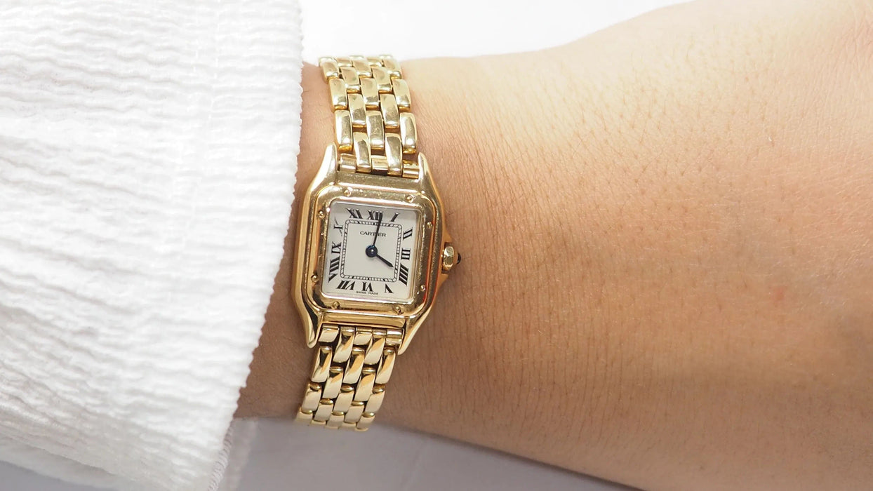 CARTIER - Uhr Panthère Gelbgold