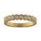 Bague 59 Bague en or jaune sertie de diamants taille brillant de 0,68 ct 58 Facettes G3853