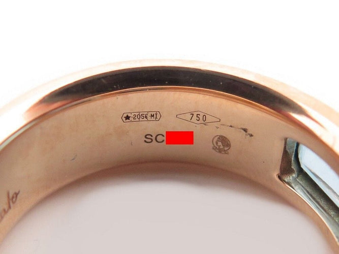 Bague 52 bague POMELLATO iconica topaze or rose 58 Facettes 259049