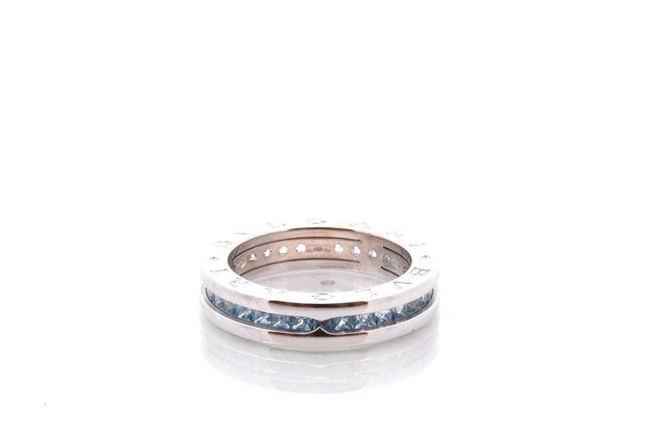 Bague 55 Bague signée Bulgari B.Zero1 topazez blues 58 Facettes 27313