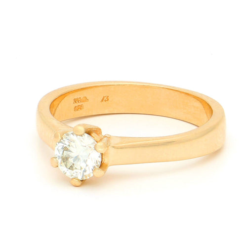 Bague 52 Bague solitaire en or jaune et diamant 58 Facettes 390F3040FCA3484EA0CB3540B3864FBF