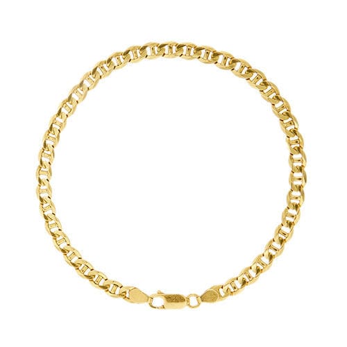 Bracelet Bracelet homme maille croix en or jaune 58 Facettes 30678