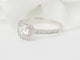 Bague 54 Bague solitaire en or blanc et diamants 0.68ct 58 Facettes 31790/32624