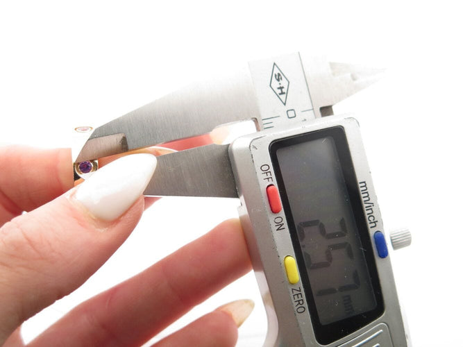 Bague 55 bague CARTIER love t55 en or 18k pierres saphir grenat amethyste 58 Facettes 271117