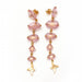 Boucles d'oreilles Boucles d'oreilles en or rose et quartz rose 58 Facettes D363782UZ