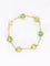 Collier Bracelet chaine or jaune perles de Murano 58 Facettes 1CA0000004/1