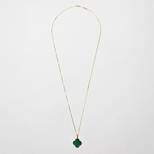 Collier Van Cleef & Arpels - Rare Sautoir Magic Alhambra Malachite Or Jaune 58 Facettes 2.19277