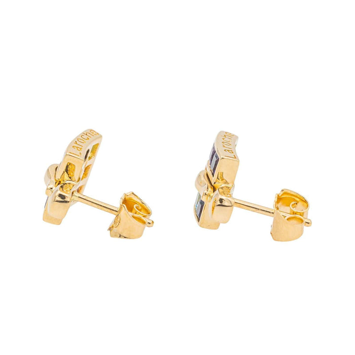 Boucles d'oreilles Guy Laroche Boucles d'oreilles Or jaune Cordiérite 58 Facettes 3674929RV