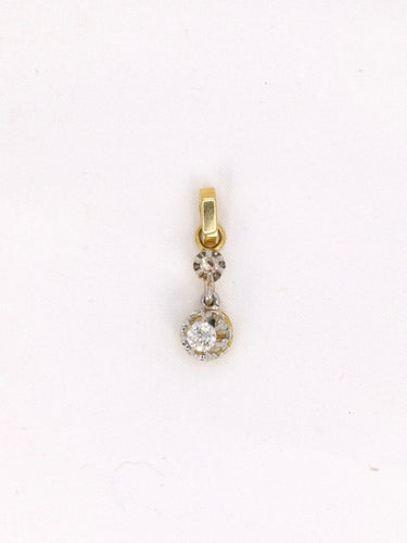 Pendentif Pendentif ancien diamant 0,15 carat 58 Facettes J412