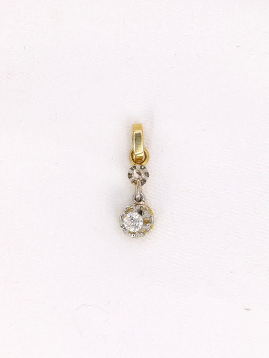 Old diamond pendant 0.15 carat