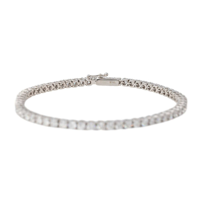 Bracelet Bracelet Tennis Or blanc Diamant 58 Facettes 3753360RV