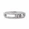 Bague 53 Messika Bague  Baby Move Or blanc Diamant 58 Facettes 4342797RV