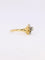 Bague 54 Bague Art Nouveau trilogie or jaune saphir diamants 58 Facettes 1076.2