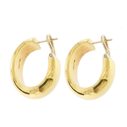 Boucles d'oreilles Boucles d'oreilles créoles bombées 58 Facettes 32691