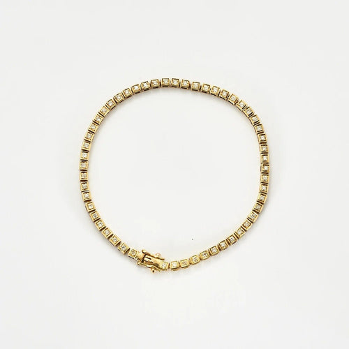 Bracelet Bracelet Rivière Or Jaune & Diamants 58 Facettes BO/230120