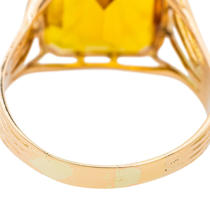 Bague 62 Bague Cocktail Or jaune Citrine 58 Facettes 3201587RV