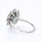 Bague Bague Marguerite Vintage en Or 18 Carats, Saphir Naturel et Diamants 58 Facettes 382
