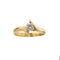 Bague Bague solitaire contrariée avec diamant 0,30 ct 58 Facettes 31425