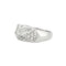 Bague 56 Bague or blanc et diamants 58 Facettes BO/230143