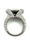 Bague 52 CHOPARD. Bague "Joaillerie" en or blanc 18K, diamants et chrome 58 Facettes