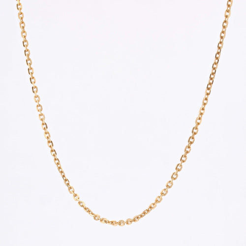 Collier Chaine maille forçat limée or jaune 58 Facettes CVCH16