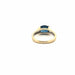 Bague 53 Solitaire or blanc saphir 58 Facettes 79-GS35040-3