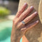 Bague 55 Bague Toi & Moi or gris, platine, diamant - 1930's 58 Facettes INV034