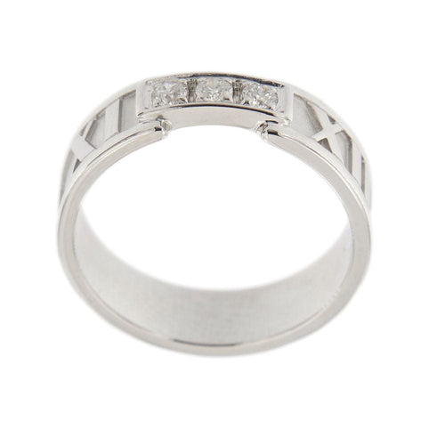 Bague Alliance avec diamants 58 Facettes 30977