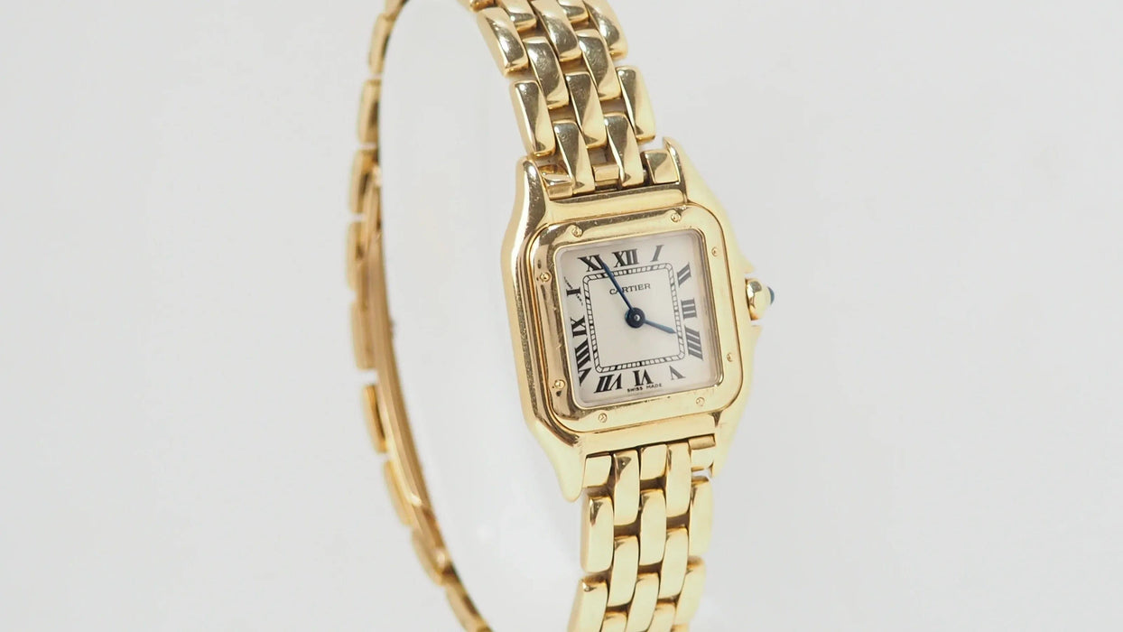 CARTIER - Uhr Panthère Gelbgold