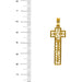Pendentif Pendentif croix avec Christ 58 Facettes 34799
