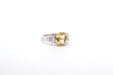 Bague Bague saphir jaune 3,95cts et diamants 58 Facettes 25600-26202