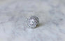 Bague Bague Jupe or blanc diamants baguettes 58 Facettes