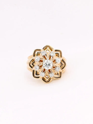 Bague Bague dome vintage diamants 58 Facettes 959