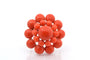 Broche Broche fin 19e corail et diamants en or jaune 18k 58 Facettes 24249