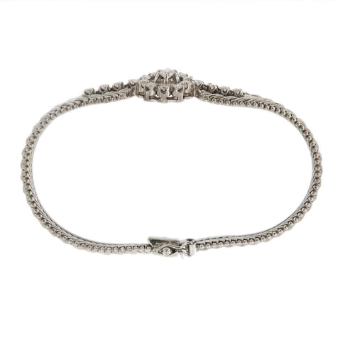 Pulseira de diamante vintage 0,89 ct