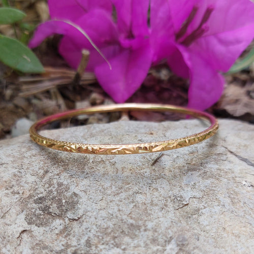 Bracelet Bracelet jonc ciselé 58 Facettes 54